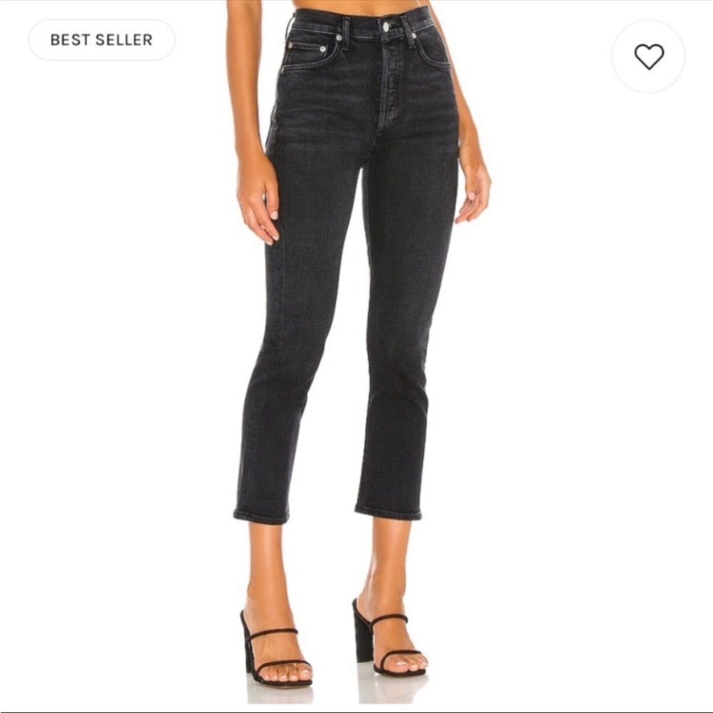 Agolde Riley black jeans